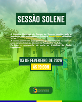 Sessão Solene 03 de Fevereiro de 2026. 