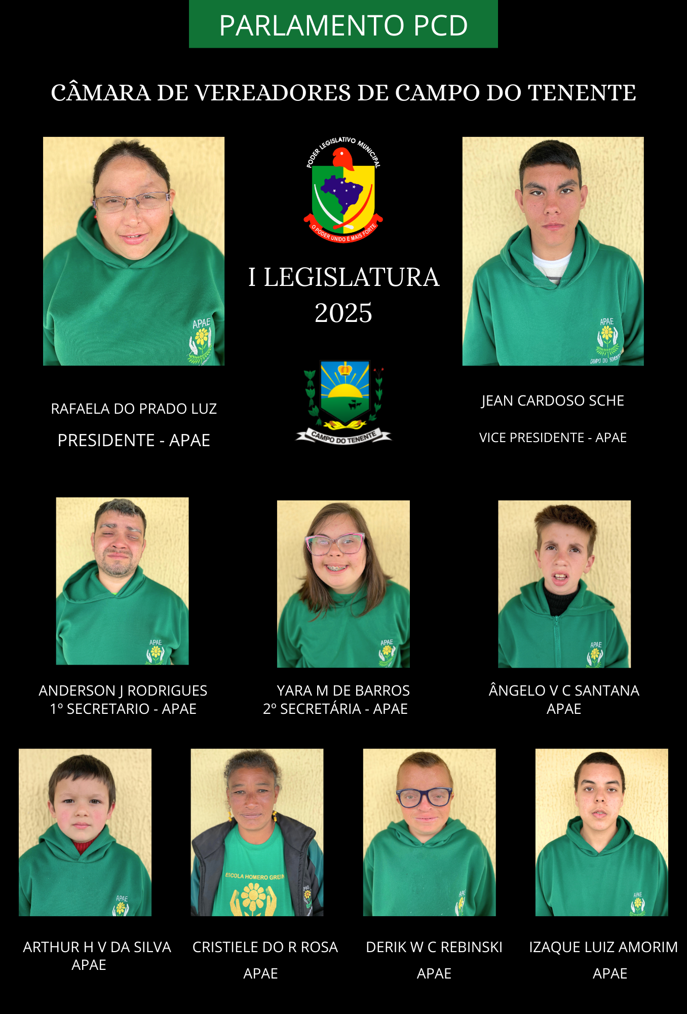 PARLAMENTO PCD 2025 - I LEGISLATURA